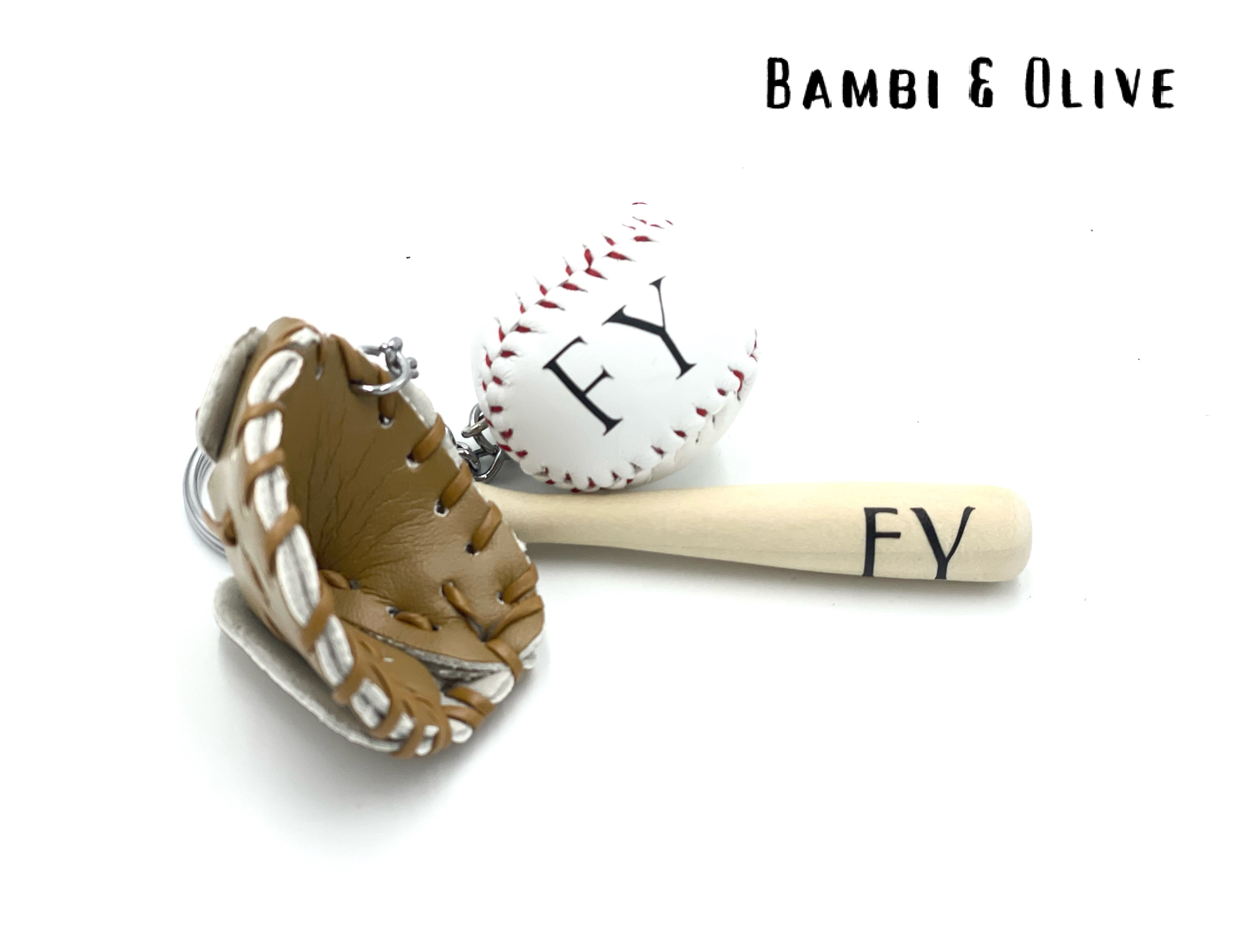 Baseball Personalised Keychain