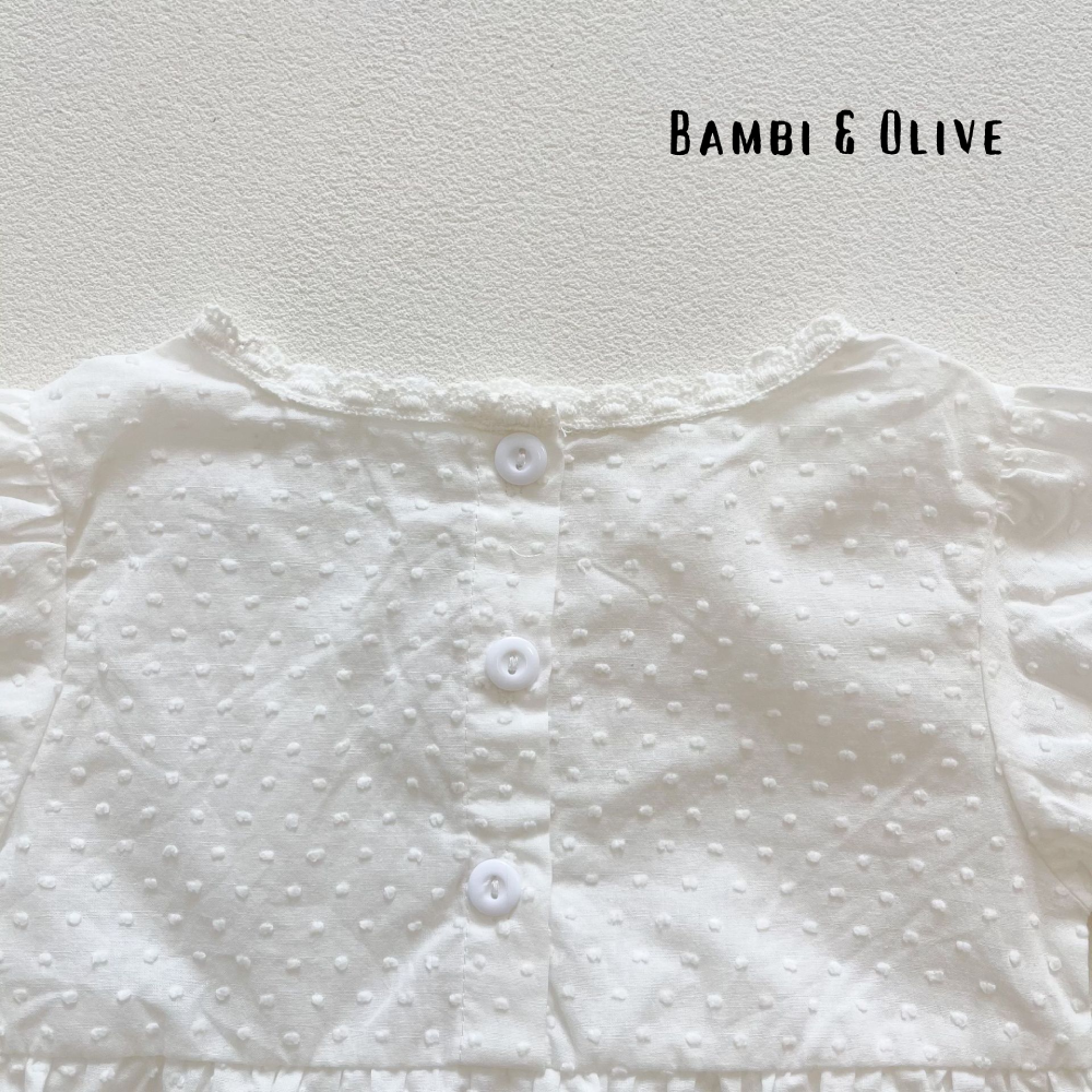 Wonder White Romper + Lace Bonnet